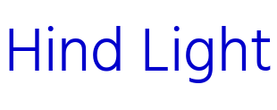 Hind Light шрифт